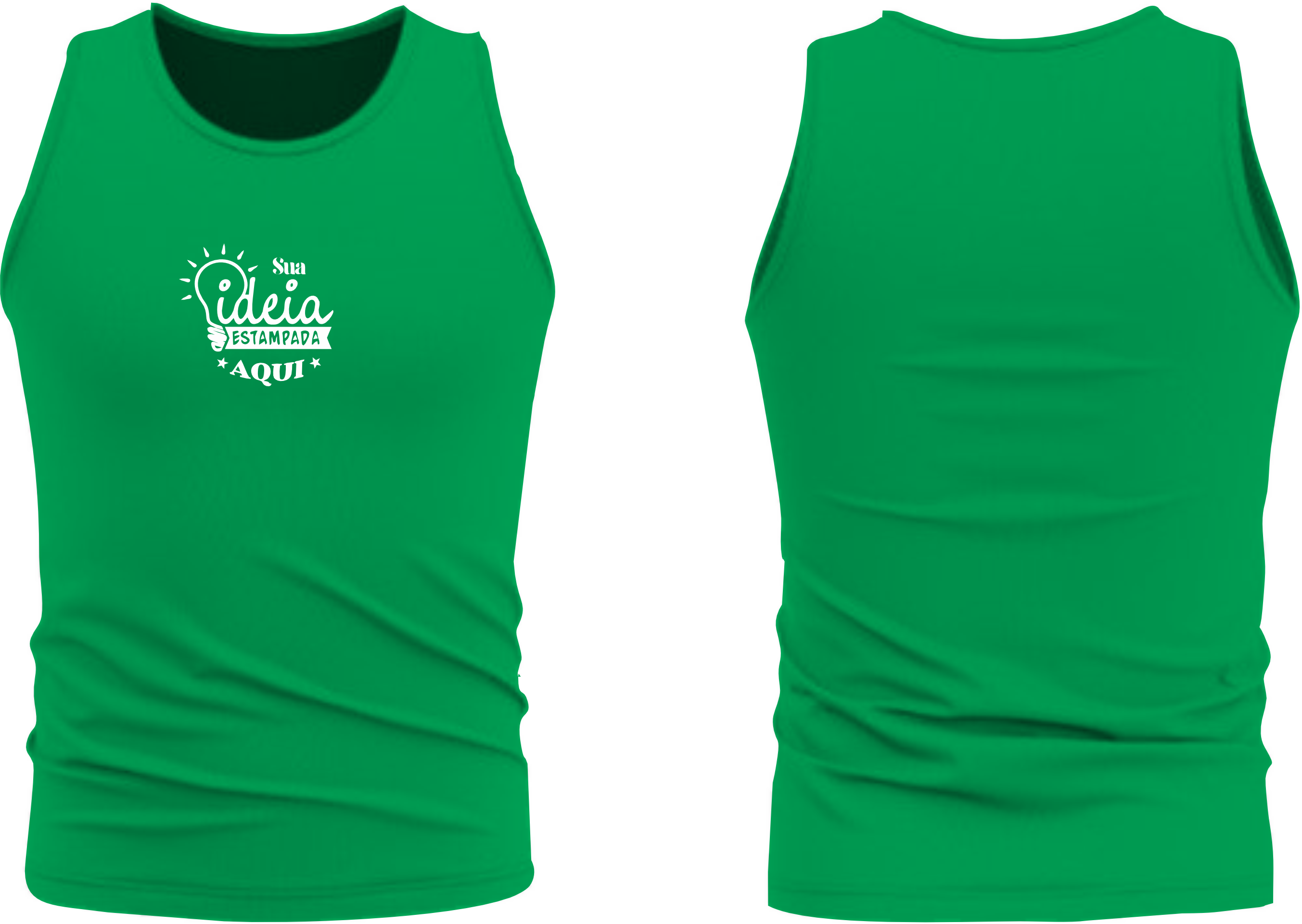 regata masculina verde (machão)